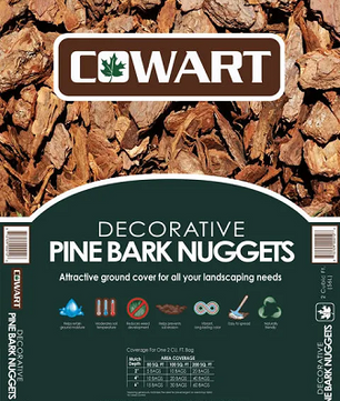 Mini Pine Bark Nuggets-Installed